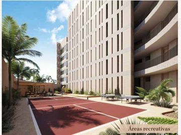 Departamento a pasos del mar, alberca, gym, rooftop, en venta.