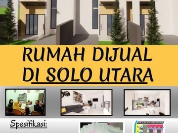 PERUMAHAN DIJUAL DI SOLO UTARA TIPE 45 UNIT TERBATAS