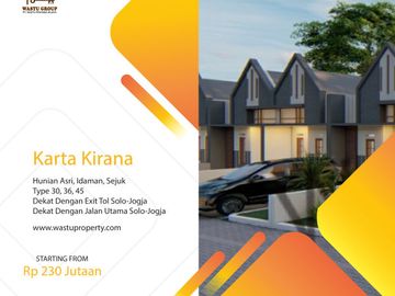 RUMAH MINIMALIS DEKAT EXIT TOL MANISRENGGO