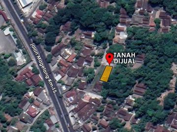 Tanah Siap Bangun di jalan Magelang Km 15