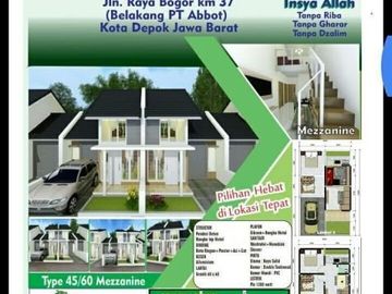 Rumah Syariah Strategis di Simpangan Depok