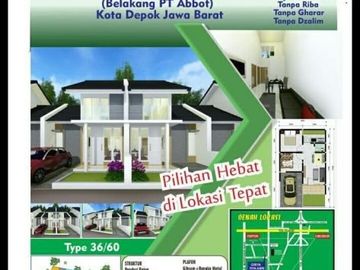Rumah Syariah Strategis di Simpangan Depok