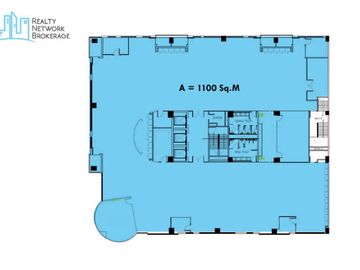 1100 SqM Semi Fitted Office For Rent