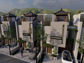 Dijual rumah mewah elite konsep ala bali view kota bandung cantik di Cicalengka