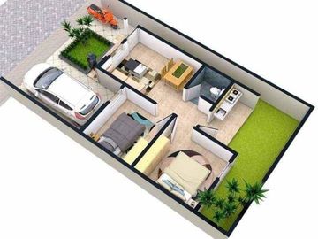 Rumah minimalis modern dijual di Jogja dekat rest area POM Ambarketawang dankampus UMY Yogyakarta