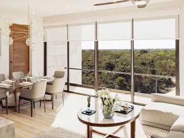Departamento en residencial privado con amenidades: 7,500 m2 de parques, canchas