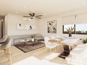 Departamento en residencial privado con amenidades: 7,500 m2 de parques, canchas