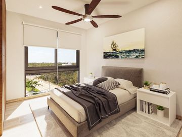 Departamento en residencial privado con amenidades: 7,500 m2 de parques, canchas