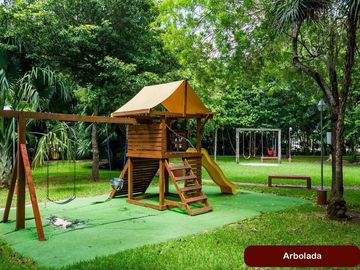 Departamento en residencial privado con amenidades: 7,500 m2 de parques, canchas