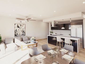 Departamento en residencial privado con amenidades: 7,500 m2 de parques, canchas