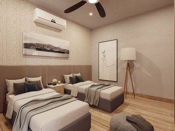 Departamento en residencial privado con amenidades: 7,500 m2 de parques, canchas