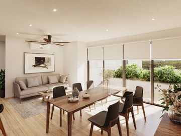 Departamento en residencial privado con amenidades: 7,500 m2 de parques, canchas