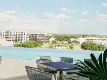 Departamento en residencial privado con amenidades: 7,500 m2 de parques, canchas