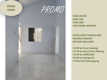 Posisi Hook Rumah View Pegunungan Dekat Kota 2KT Tipe 25/107