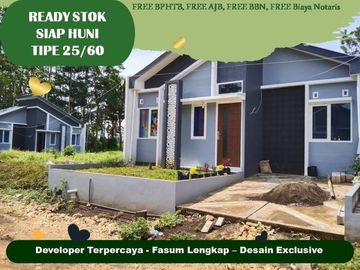 Jual Rumah Malang Tipe 25/60 Ready Stok Fasum Terlengkap