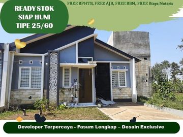 Jual Rumah Malang Tipe 25/60 Ready Stok Fasum Terlengkap