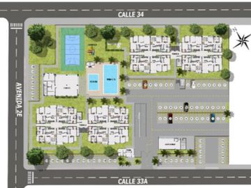 apartamento en venta en prados del norte. Cod V108044
