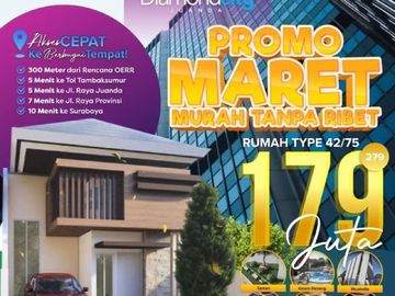 Promo Perumahan Di Dekat Surabaya Diamond City Juanda