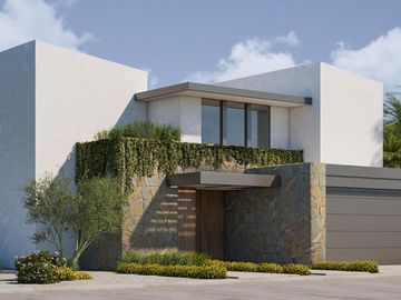 Villa con vista al mar,  jacuzzi, alberca, area de asador y  fogata, en residenc