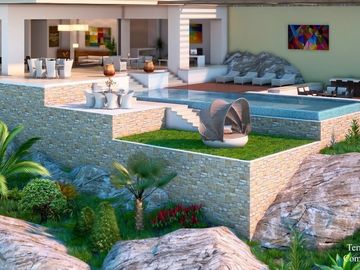 Condominio vista al mar, con club de playa y restaurante, 4 albercas, gimnasio