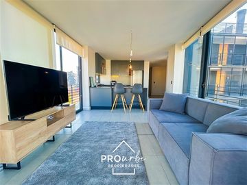 Venta Departamento, con vista panóramica,3 dorm Providencia.