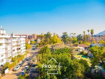 Venta Departamento, con vista panóramica,3 dorm Providencia.