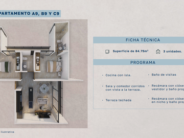 Departamento en venta Mérida Yucatán, Vorá Temozón  Norte