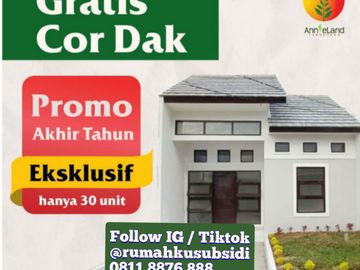 RUMAH SUBSIDI SIAP HUNI LOKASI SUDAH PADAT PENGHUNI