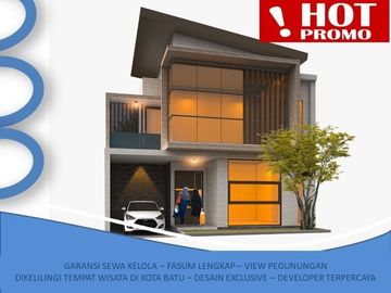 Private Pool Rumah Batu Tipe 67 Harga Special
