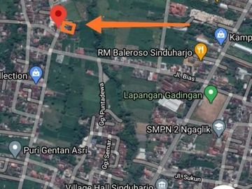 Tanah pekarangan cukup luas di Jln Kaliurang