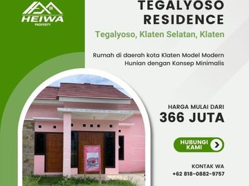 Dijual Cepat!!! Rumah Siap Huni Type 36 m2 Dekat Pemda Klaten