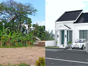 Tanah Kavling Bonus Bangunan Vintage Siap Bangun Hanya 325 Jt