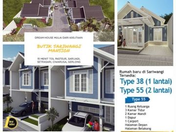Rumah konsep urban american cluster butik mansion sariwangi bandung | CSB7