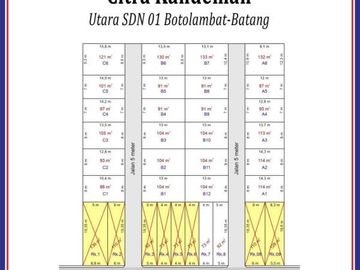 Tanah Batang Mangku Jalan Raya, SHM Per Unit, Harga 60 Jt-an