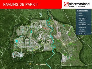 Kavling Komersial De Park II Lokasi Bagus Siap Bangun at BSD City