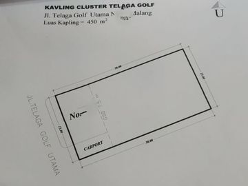 Tanah Dijual Di Telaga Golf Utama Di Malang