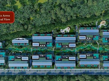 Penthouse con alberca privada, areas comunes rodeadas de naturaleza