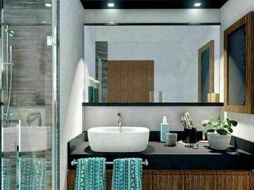 Penthouse con alberca privada, areas comunes rodeadas de naturaleza
