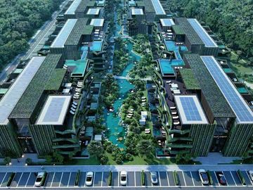 Penthouse con alberca privada, areas comunes rodeadas de naturaleza
