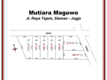 Bangun Rumah Hemat 200 Juta: Tanah Sleman, Area Ringroad Tajem: SHM