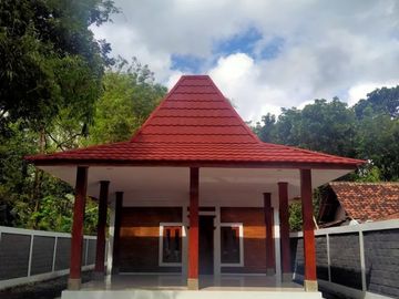 JOGLO CLASSIC + KOLAM RENANG PRIVATE SPECIAL DI PRAMBANAN CUKUP 10JUTA VIEW MENAWAN BONUS FUNISHED