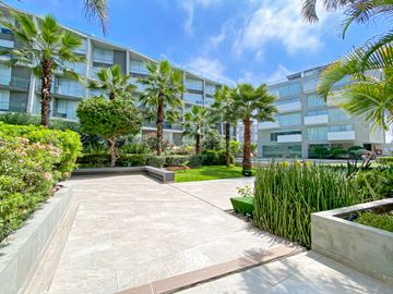 DEPARTAMENTO EN CONDOMINIO OCEAN REEF  - SAN BARTOLO
Vive todo el año respirando aire puro.
Características del departamento:
	Área construida