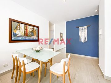 DEPARTAMENTO EN CONDOMINIO OCEAN REEF  - SAN BARTOLO
Vive todo el año respirando aire puro.
Características del departamento:
	Área construida