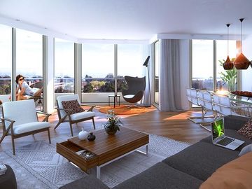 Apartamento 2 dormitorios en suite con vestidor y terraza en Punta Carretas, Montevideo