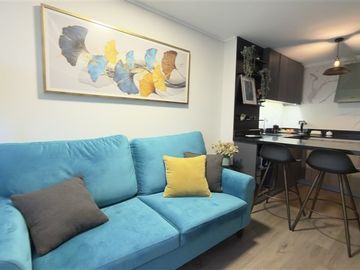 Departamento en arriendo de 1 dorm. en Macul amoblado