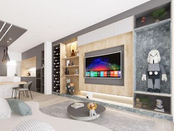 Vendo departamento de 2 habitaciones con estratégica ubicación en Tumbaco.