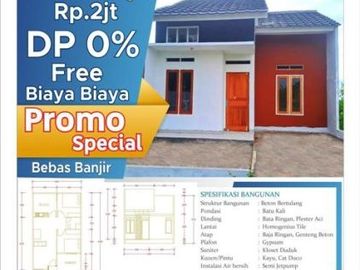 Rumah dp0% cluster baru ready stock Bebas banjir dekat Grand Duta City & Summarecon Crown Gading Babelan Bekasi