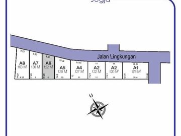 Kavling Dekat Kantor Pertanahan Sleman Jogja SHM Perunit
