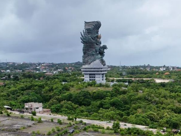 TANAH VIEW PATUNG GWK LOKASI STRATEGIS DEKAT BANDARA DI UNGASAN