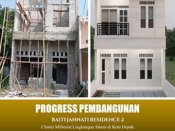 RUMAH SYARIAH 2 LANTAI MURAH DEKAT ALUN2 DEPOK KPR PRIBADI